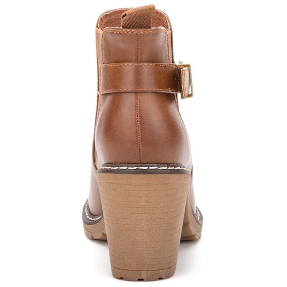 Olivia Miller Hailey Chunky Heel Booties - Picture 4 of 5